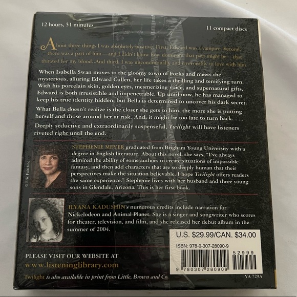 NEW SEALED twilight audiobook 11 CD book - Picture 3 of 3